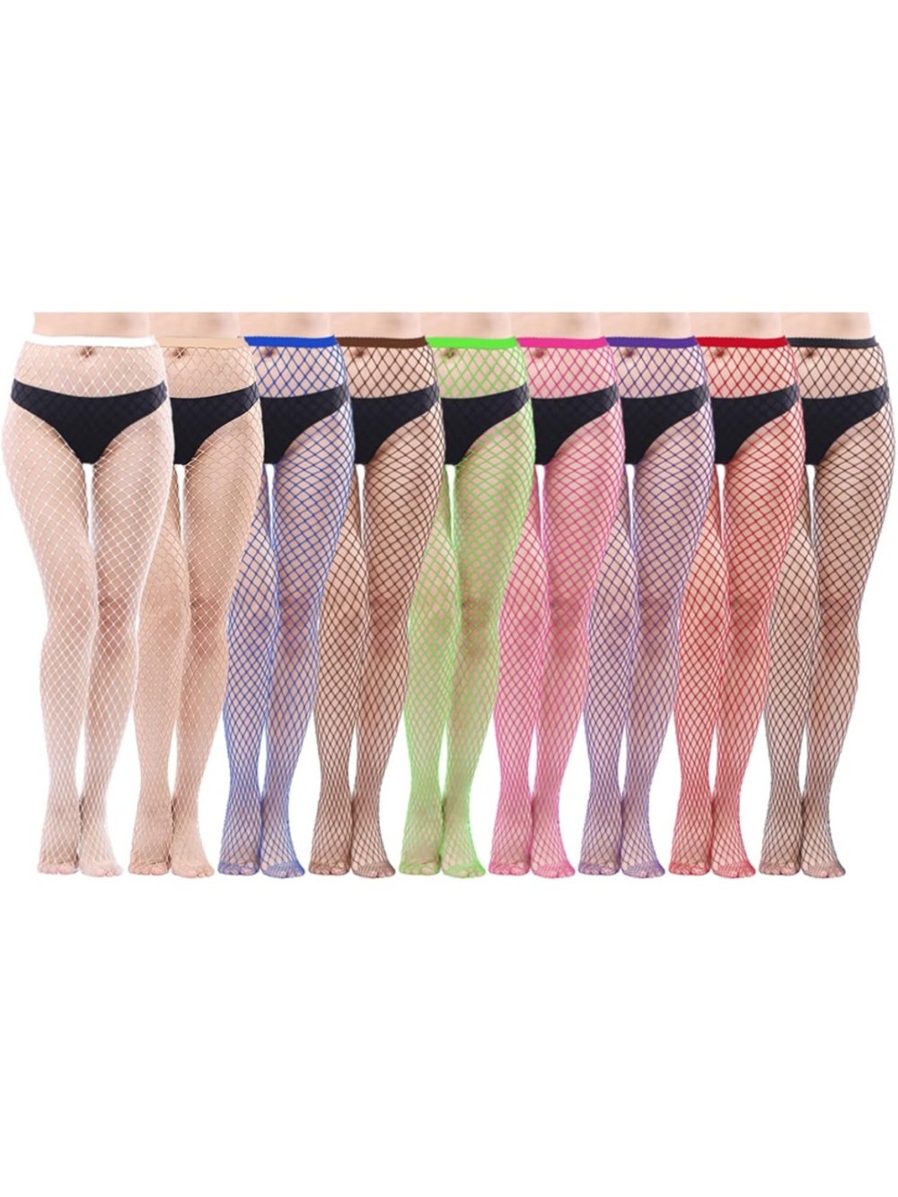 6 Pairs Fishnet Stockings Fishnet Tights